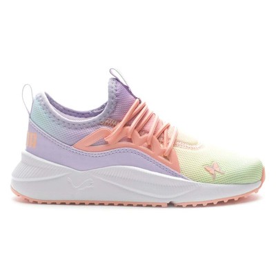 

Puma Pacer Future Allure Butterfly Молодежные фиолетовые кроссовки для девочек Повседневная обувь 3892, Фиолетовый, Puma Pacer Future Allure Butterfly Youth