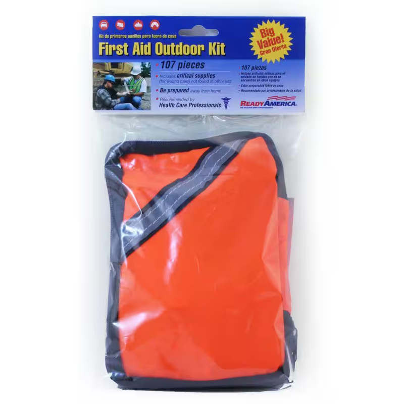 Outdoor First Aid Kit 107pc Emergency Survival Medical Travel Camping Hiking