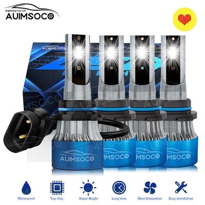 LED Headlight Lights Bulb Fanless For 1999-2006 Chevy Silverado 1500 2500HD 3500