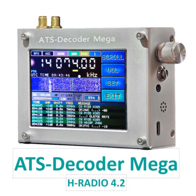 2024 ATS Decoder Bluetooth Full Radio Receiver FM SW SSB MW LW  MW SW SSB DSP