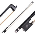 Carbon Fiber 4/4 Full Size Violin Fiddle Circle Style Bow Ebony Frog B1R1