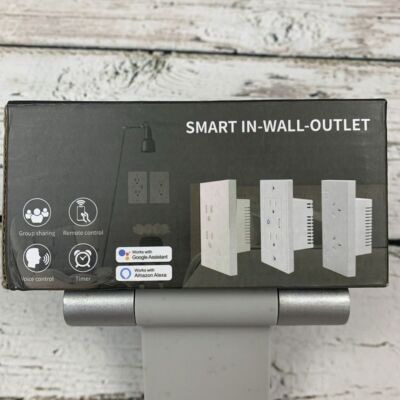 Zigbee Touch Smart Wall Outlet, Compatible with Alexa, Google