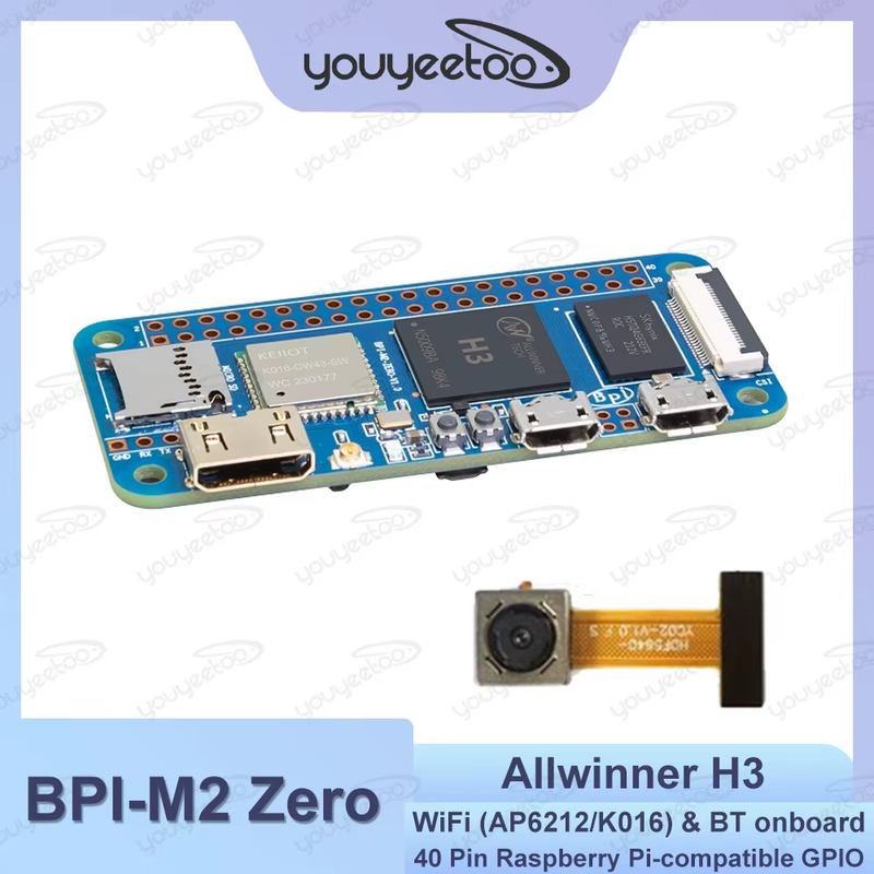Banana Pi BPI-M2 Zero Alliwnner H3 Cortex-A7 WIFI & BT Same Size As Raspberry Pi