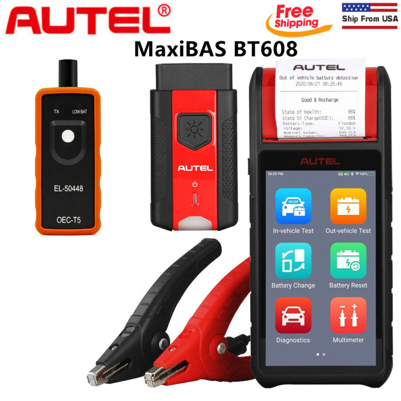 Maxibas Bt608 Take Charge With Intelligent Battery Service Battery & Electrical