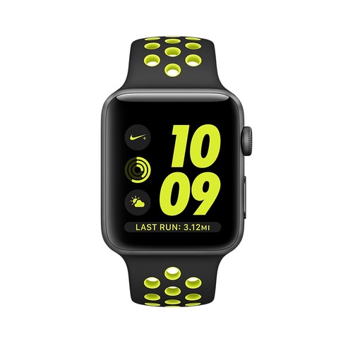 送料無料 APPLE Watch Nike+ 38mm MP002J/A Apple Watch Series 3 Nike+ GPS 38mm Silver Aluminium Case with