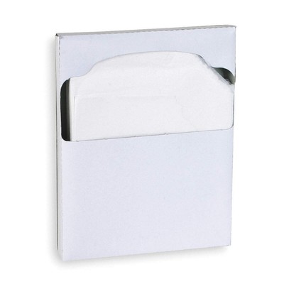 TOUGH GUY 2VEX5 Toilet Seat Cover,200,White,PK25 2VEX5