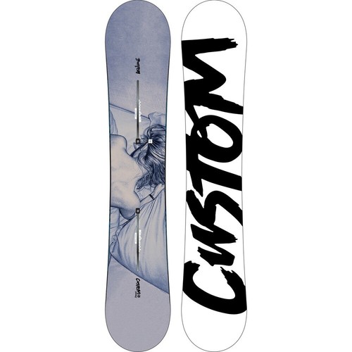 スノーボード Burton Custom Flying V FV156 Burton Custom Flying V Wide Snowboard (Men's) - 2025 WINTER