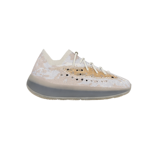 повседневные кроссовки adidas Yeezy Boost 380 Slip On Youth для мальчиков серого и белоснежного цветов