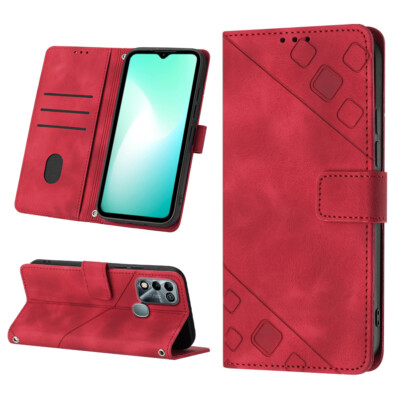 Phone Case For Infinix HOT 11 Play Leather Flip Cover Patterned Protector 
