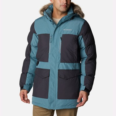 

Мужская утепленная парка Columbia Marquam Peak Fusion металл/акула, Синий, Columbia Marquam Peak Fusion Insulated Parka