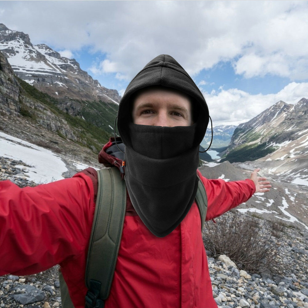 Winter Thermal Balaclava Windproof Ski Full Face Mask Hood Warm Face Cover Hat