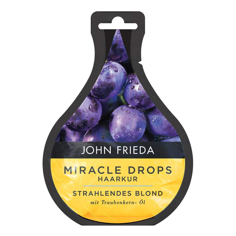 John Frieda Miracle Drops Haarkur Strahlendes Blond mit Traubenkern-Öl, 25 ml