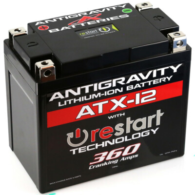 ANTIGRAVITY Lithium Battery ATX12-RS 360 CA Replaces YTX14H-BS YTX14-BS YTX12-BS