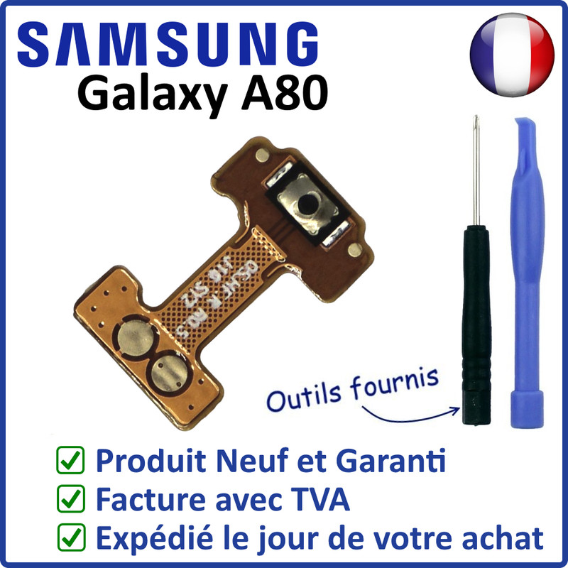 Nappe Interne Du Bouton Power Du Samsung Galaxy A80 Sm-A805f