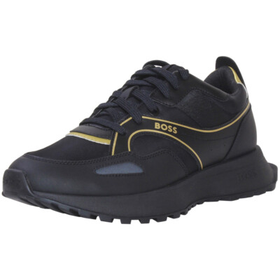 BOSS ランニングスタイルスニーカー JONAH_RUNN_MX_N Amazon.com | BOSS Men's Modern Jonah_Runn_mx_N, Black, 6