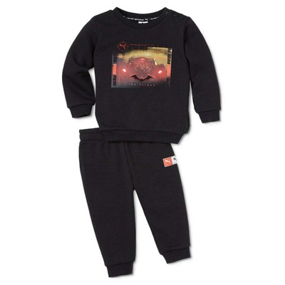 

Puma Bat Hero X Minicat Толстовка с круглым вырезом Jogger Set Малыш Мальчики Размер  Ca, Черный, Puma Bat Hero X Minicat Crew Neck Sweatshirt Jogger Set Toddler