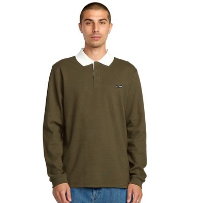 Volcom Curbstone Polo Longsleeve - Sage Leaf