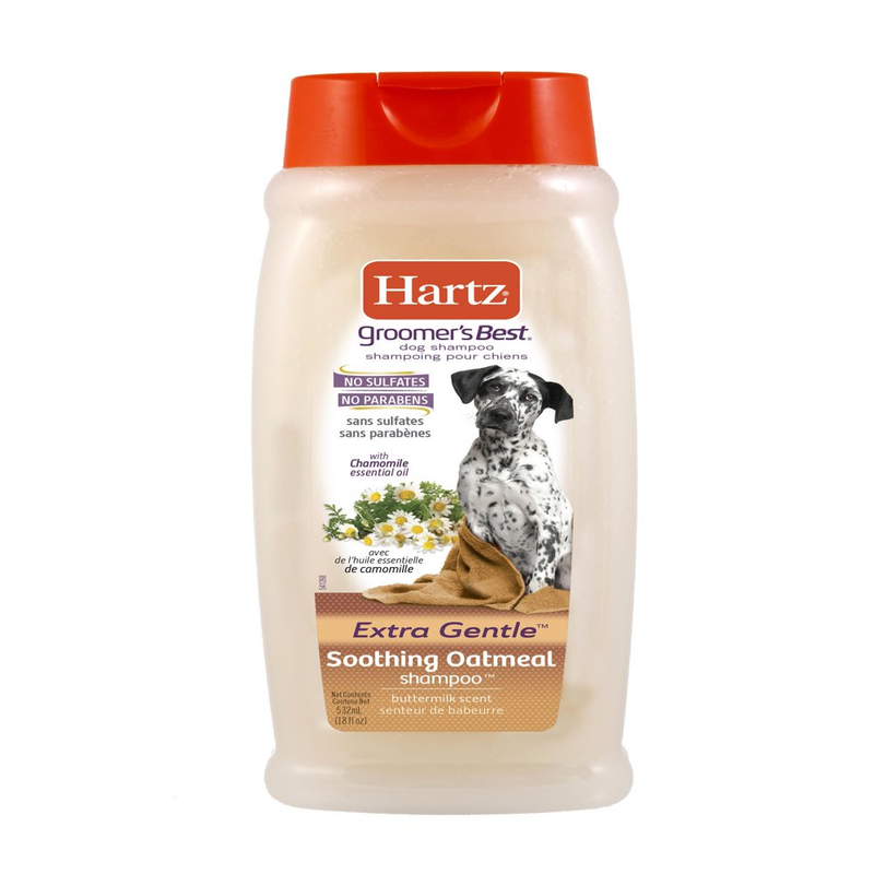 Hartz Groomer's Best Soothing Oatmeal Shampoo for Dogs 18 oz Buttermilk scent