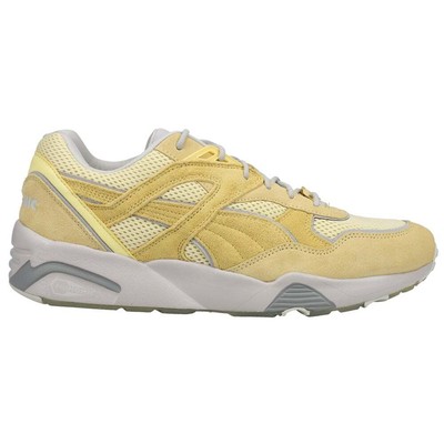 Puma R698 Minerals Lace Up Mens Yellow Sneakers Повседневная обувь 38757702