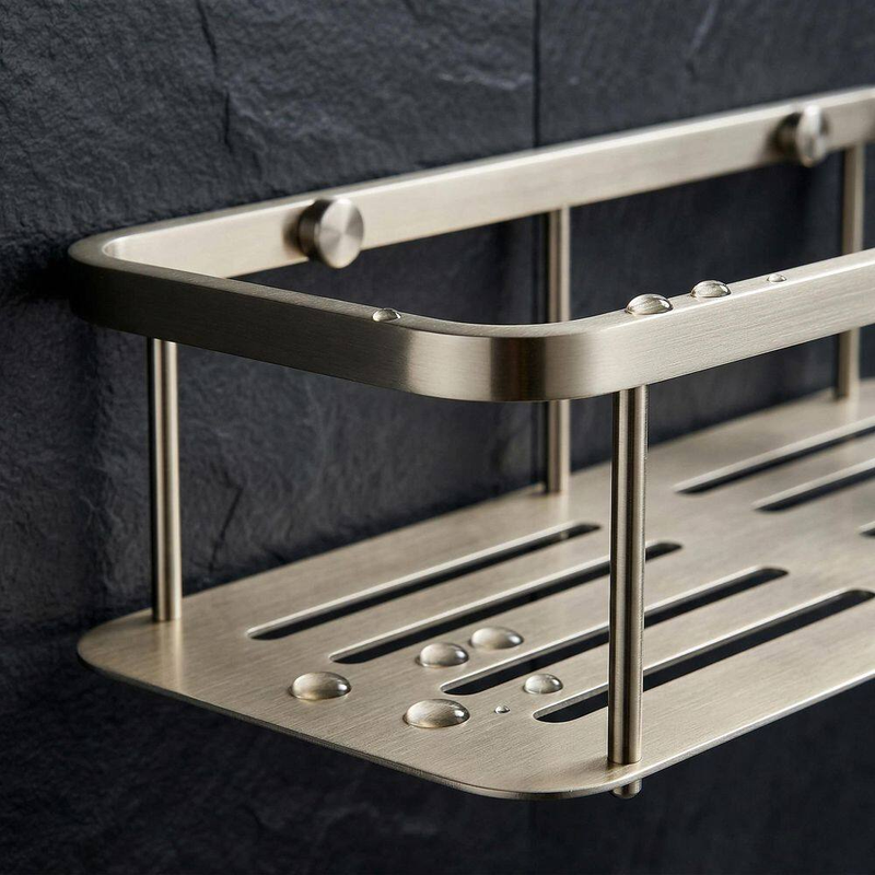 Stainless Shower Caddy Shelf Wall Mount Bathroom Basket Organizer Rustproof