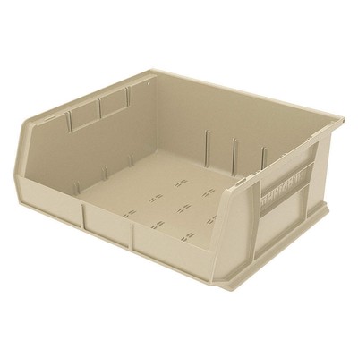 AKRO-MILS 30250STONE Hang and Stack Bin,Stone,Plastic,7 in 1UGN8