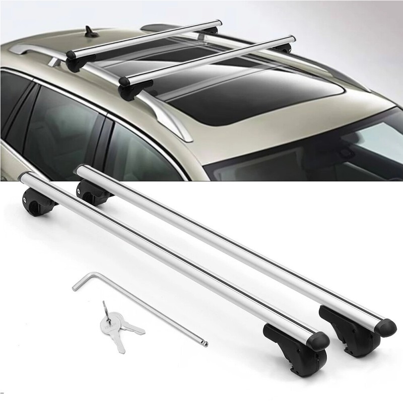 48" Car Roof  Rack Cross Bar Luggage Carrier &Lock For VW Jetta Golf MK4 MK5 MK6