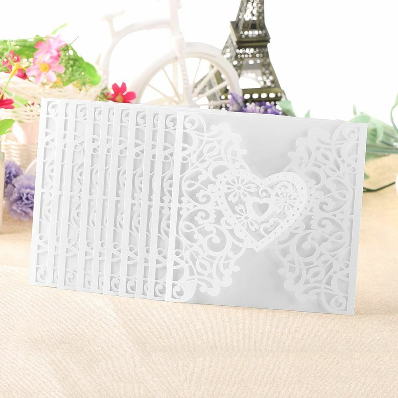 Wedding Carvedmodel Business Butterfly Invitation Cards Greeting
