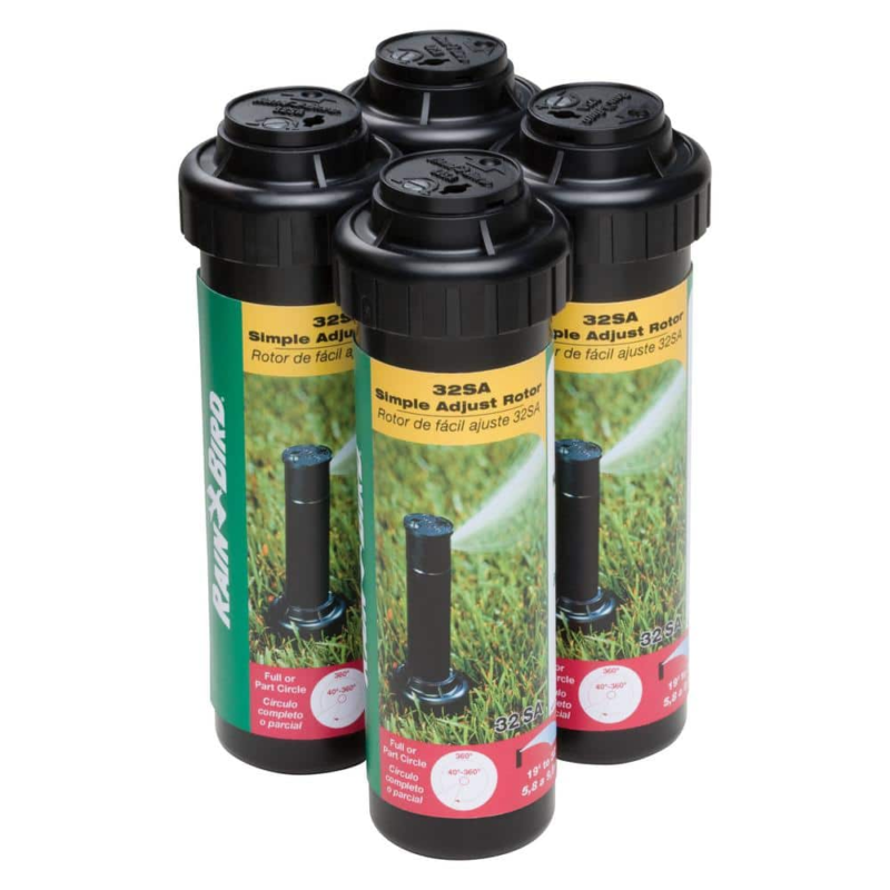 4-Pack Rotor Sprinkler Heads Pop Up Lawn Watering 32SA Rotat