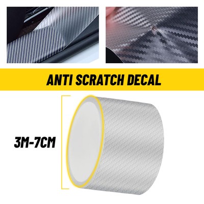 7CM Car Door Plate Sill Scuff Cover Anti Scratch Decal Sticker Protector Part EW