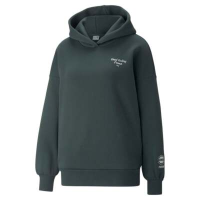 

Puma Wellness Club Pullover Hoodie Женская зеленая повседневная верхняя одежда 534320-80, Зеленый