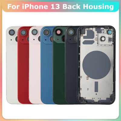 NEW Rear Back Housing Cover Battery Door Frame Replacement For iPhone 13 6.1'' US