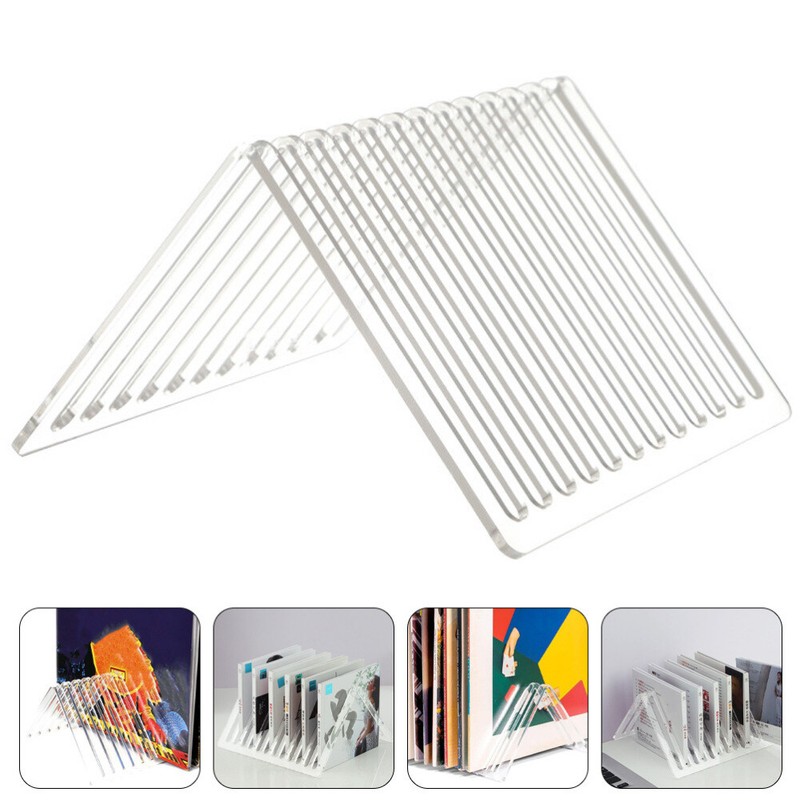  Support De Fichiers Bureau Organisateur Stockage Vertical Disque Vinyle