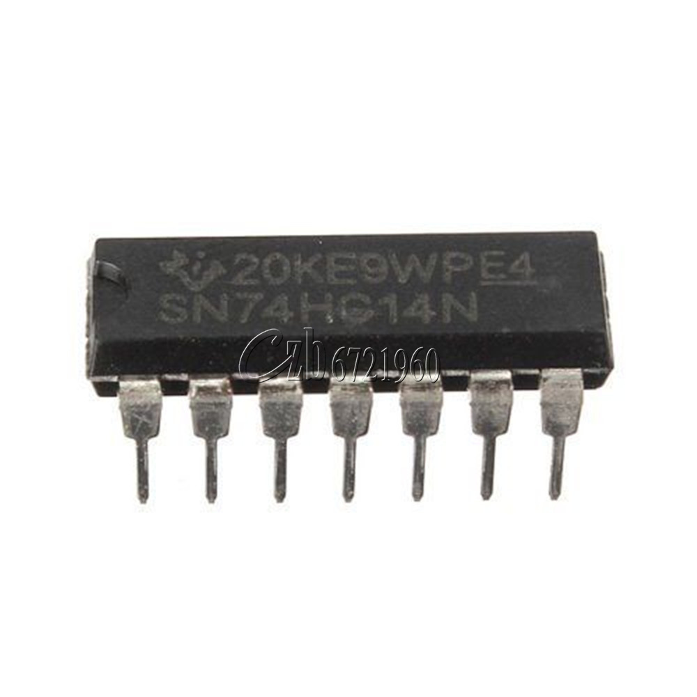 10PCS IC SN74HC14N 74HC14 14-DIP HEX SCHMITT-TRIG INV | eBay