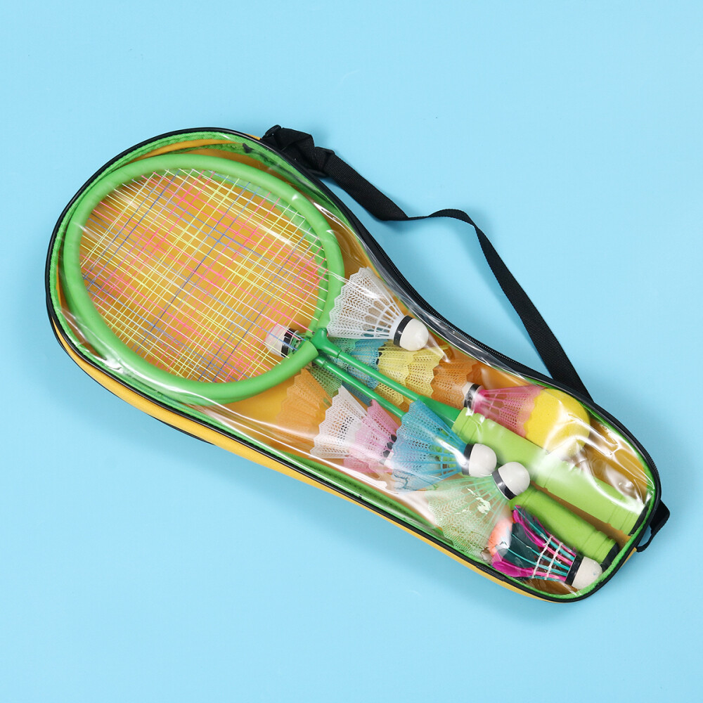 2 Player Badminton Racket Set Kids Shuttlecock Ball ...