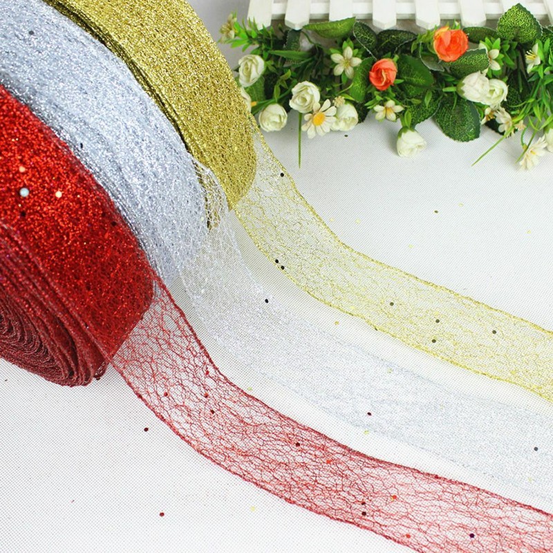 2M Christmas Ribbon Gift Wrapping Xmas Tree Party Home Decoration Rope Ornament | eBay