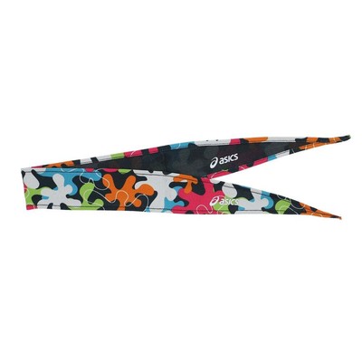 

Двусторонняя повязка на голову ASICS женская, размер  Athletic Sports RN2009-9001, Multi, ASICS Reversible Headband