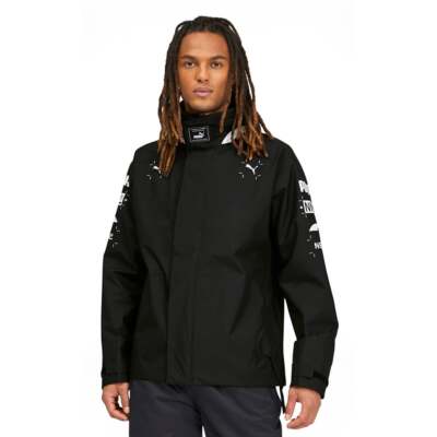 

Puma Nemen Racing Shell X Jacket Мужские черные пальто Куртки Верхняя одежда 530449-01, Черный, Puma Nemen Racing Shell X Jacket
