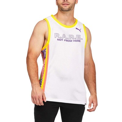 

Баскетбольная майка Puma Rare Crew Neck Mens White 537100-01, Белый, Puma Rare Crew Neck Basketball Jersey
