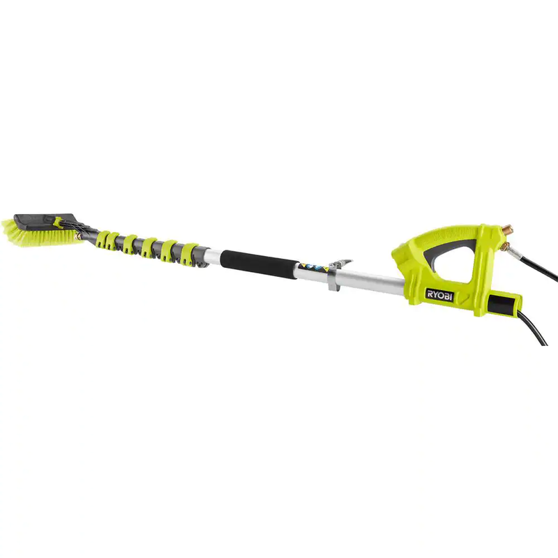RYOBI 18 Ft. Extension Pole with Brush for Outdoor Pressure Washer