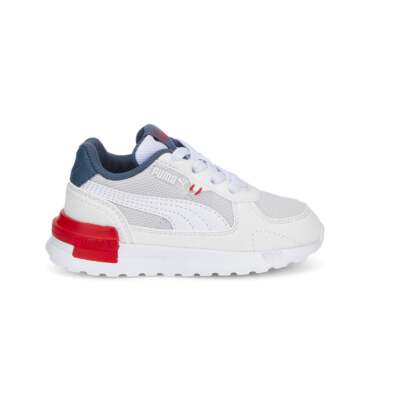 

Puma Graviton Ac Lace Up Toddler Girls Белые кроссовки Повседневная обувь 38198912, Белый, Puma Graviton Ac Lace Up Toddler