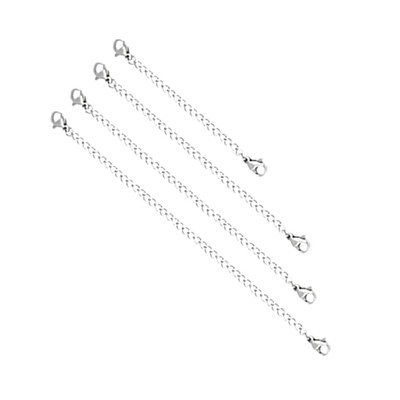 4 PCS Chain for Jewelry Making Necklace Extender