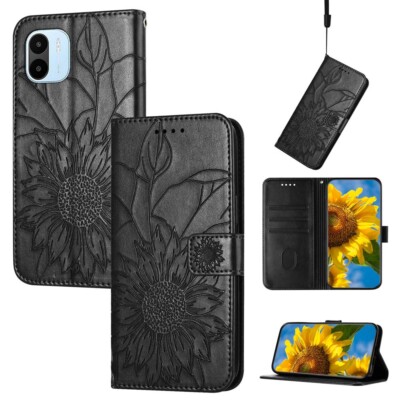 For Xiaomi Redmi 12 4G 10 10A 10C 9 A1 A2 Leather Wallet Stand Card Case Cover