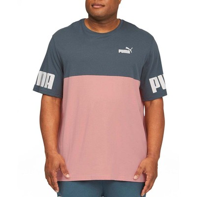 

Puma Power Colorblock Crew Neck Short Sleeve TShirt Big Tall Mens Size  Ca, Grey, Puma Power Colorblock Crew Neck Short Sleeve TShirt Big Tall