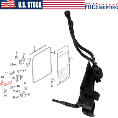 Rear Door Lock Striker Check Assy Left/Right for Ford Transit 150 250 350 15-on