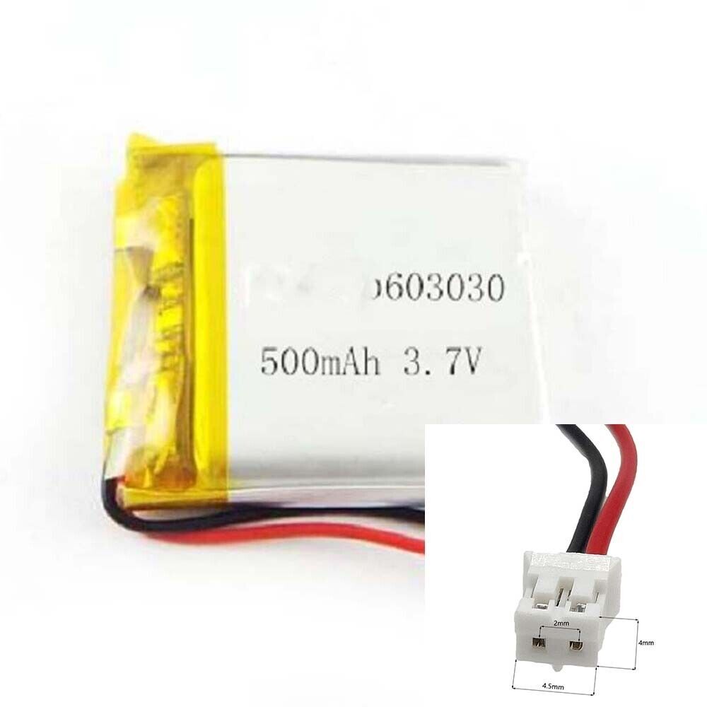 Rechargeable 3.7V 500Mah 603030  Polymer Ion Battery For