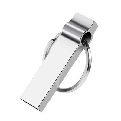Free Key Ring Metal USB Flash Drive 64GB Free Logo Pen Drive 32G Memory Stick 4G