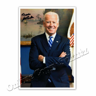 Joe Biden ++ 46. Präsident der USA  +++  Autogrammfoto 