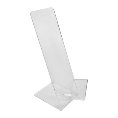 4 Pc Clear Acrylic Vertical Single Shoe Display Fixture Stand Retail Heels Slant
