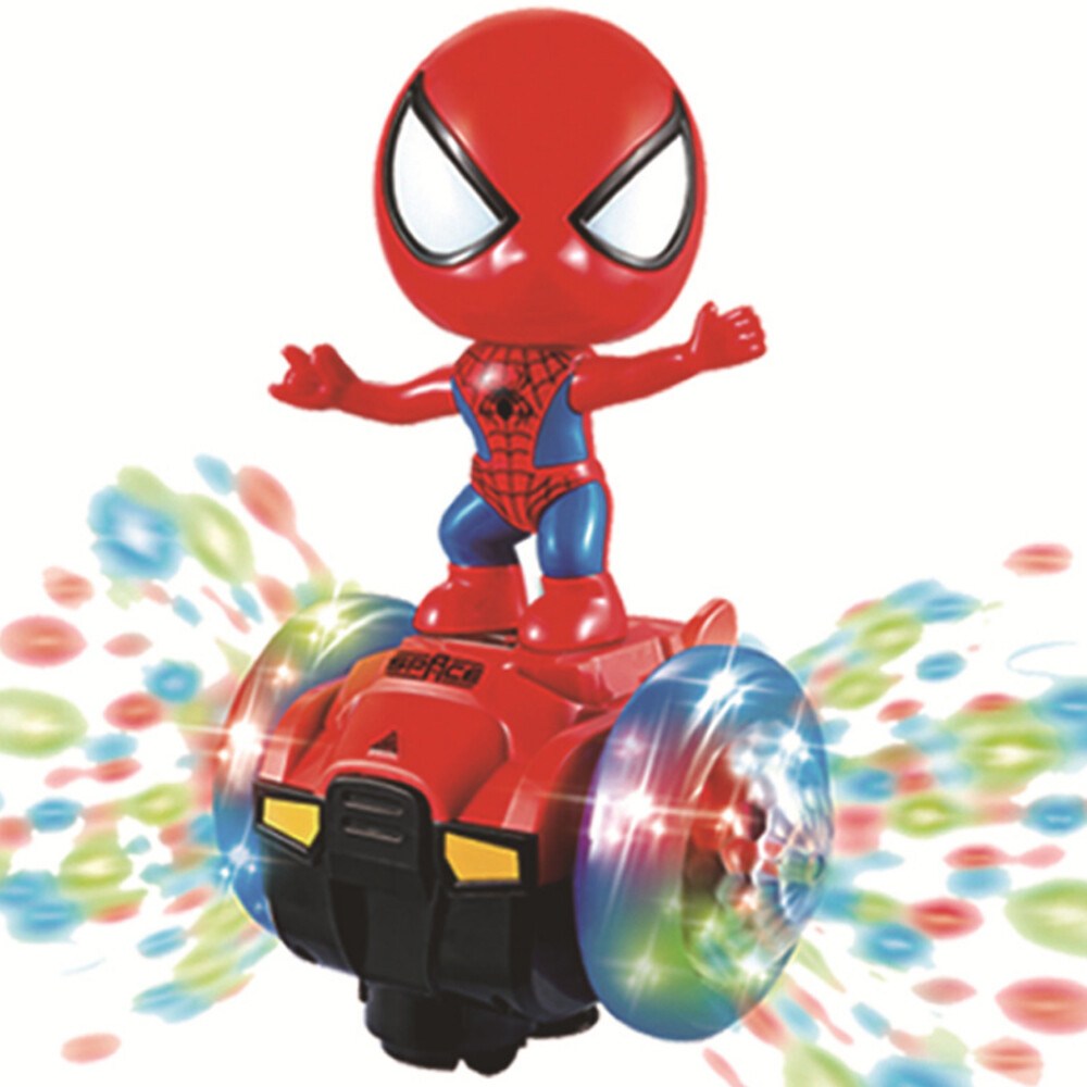 spiderman robot car