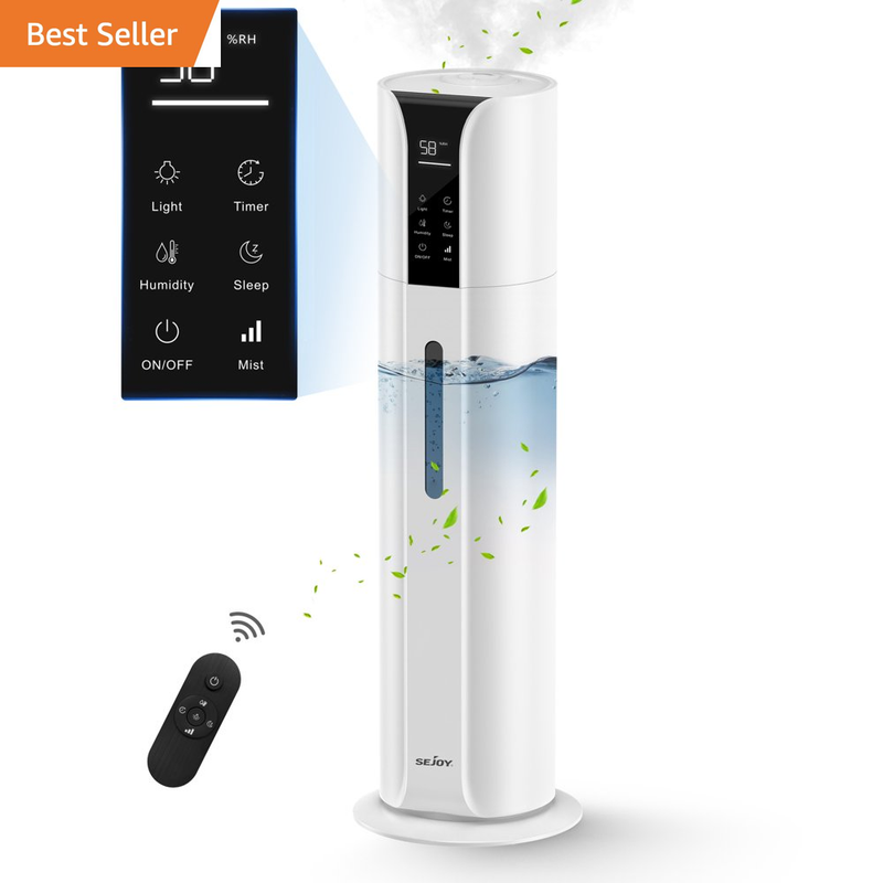 S For Room Bedroom Home, 9l 2.4gal Cool Mist Tower Top Fill 